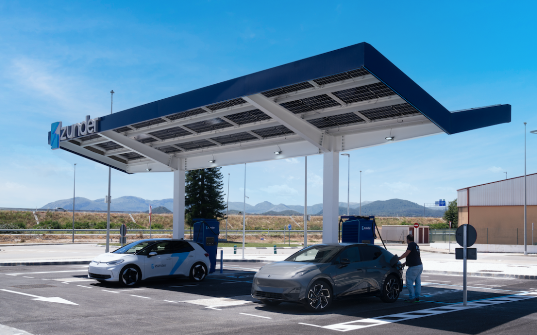 Zunder Ultra-Fast Charging Station in Oliva, Valencia